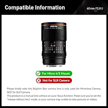 Amazon | Brightin Star 60mm F2.8 2:1 ダブル倍率マニュアル